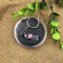 Load image into Gallery viewer, 2019 New Women/Men&#39;s Fashion Handmade Resin Mineral water bottles Wine Bottle Key Chains Key Rings Alloy Charms Gifts  Wholesale