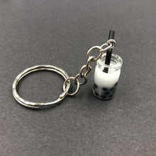 Load image into Gallery viewer, New Women/Men&#39;s Fashion Handmade Pearl milk tea coffee cup Key Chains Key Rings Alloy Charms Gifts  Wholesale