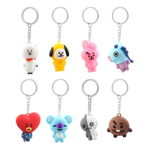 Load image into Gallery viewer, Kpop Bts-Bangtan Boys Keychain Band Member Personalized Cute Cartoon Keychains For Women Men Jewelry Key Chain Bag Car Pendant