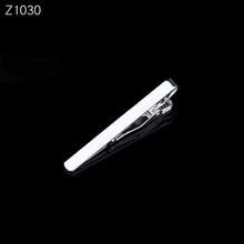 Load image into Gallery viewer, 1 pcs Fashion Style Tie Clip For Men Metal Silver Gold Tone Simple Bar Clasp Practical Necktie Clasp