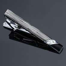 Load image into Gallery viewer, DY new high-quality enamel men&#39;s wedding tie clip high-end brand luxury design exquisite pattern crystal tie clip Free Delivery